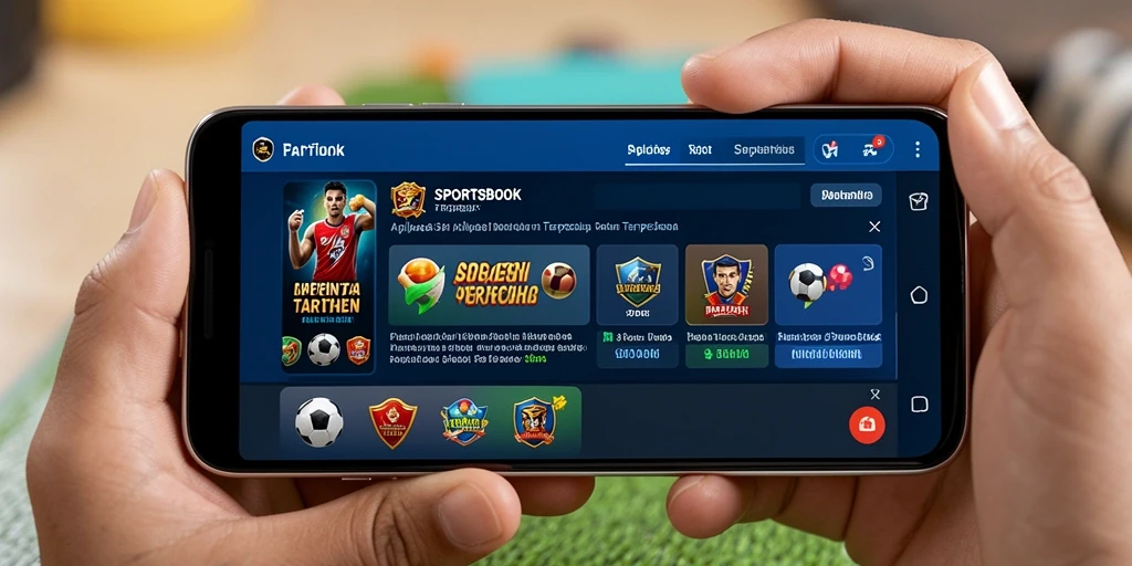 Tampilan antarmuka aplikasi Sportsbook 2739 dengan fitur taruhan langsung.