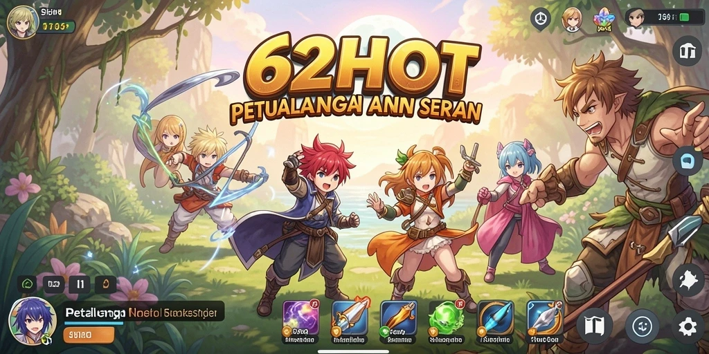Tampilan gameplay yang seru dan menarik dari 62HOT.