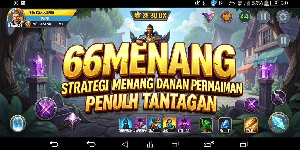 Tampilan gameplay menarik dari 66MENANG yang menantang strategi.