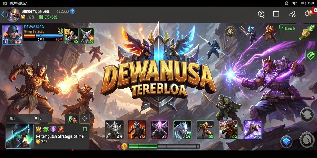 Gameplay seru dalam DEWANUSA dengan aksi pertempuran tim.