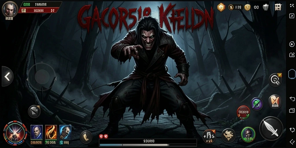 Gameplay GACOR518 yang menampilkan suasana mencekam dan menakutkan.