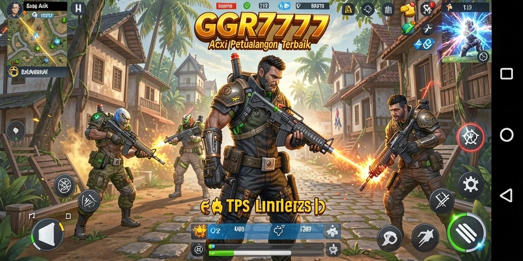 Tampilan gameplay seru dalam GGR7777 yang penuh aksi.