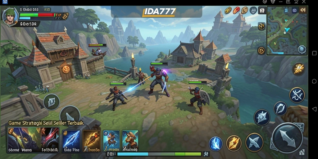 Tampilan gameplay <strong>IDA777</strong> yang intuitif dan menarik di layar.