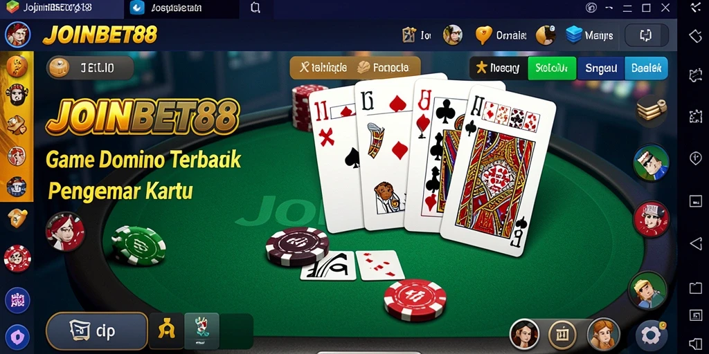 Tampilan gameplay seru dari JOINBET88 dalam permainan Domino.