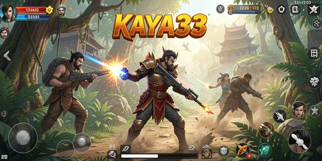 Screenshot KAYA33 menampilkan aksi mendebarkan saat bertempur.