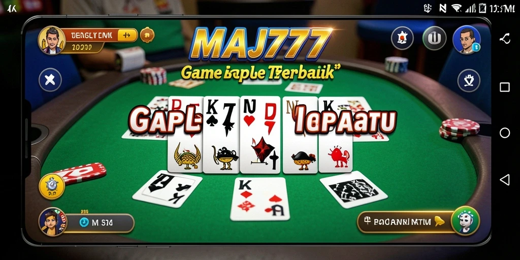 Gameplay seru dan menantang dalam MAJ777 yang menampilkan kartu Gaple.