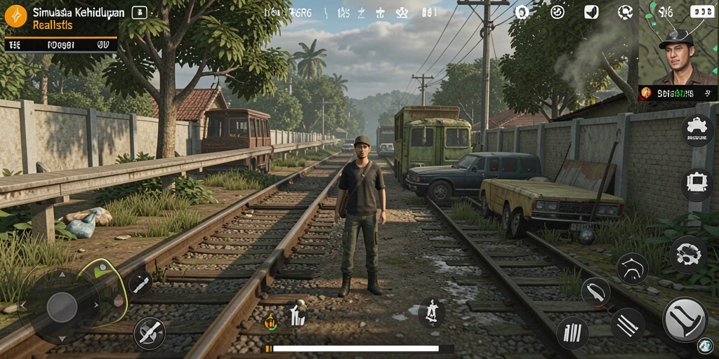 Screenshot menunjukkan pengalaman gameplay R6R6 yang mendebarkan.