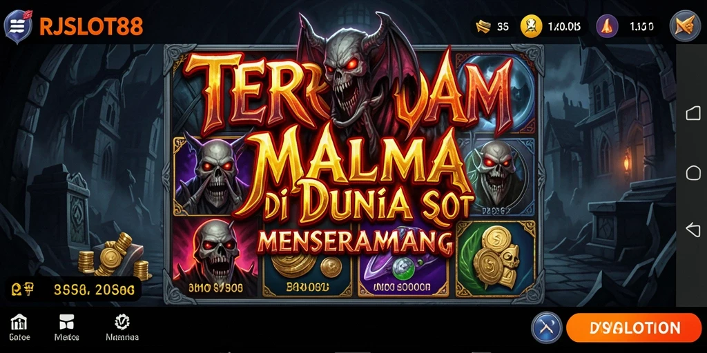 Gameplay RJSLOT88 yang menegangkan dan atmosfer horror yang kental.