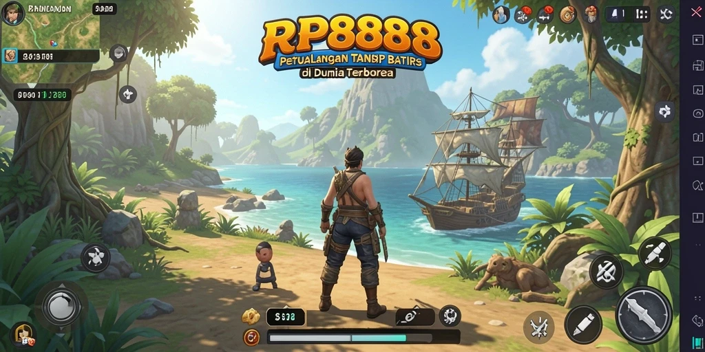 Gameplay menawan RP888 di dunia terbuka yang luas.