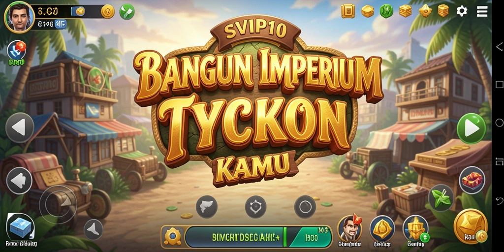 Tangkapan layar utama SVIP10 yang menampilkan keberhasilan bisnis Tycoon.
