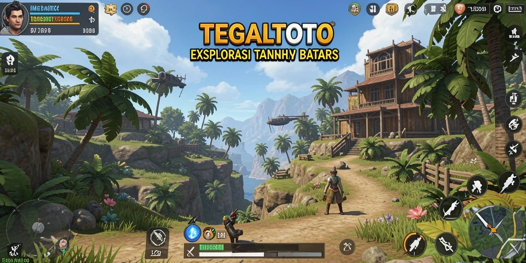 Gameplay TEGALTOTO menampilkan dunia terbuka yang luas dan menarik.